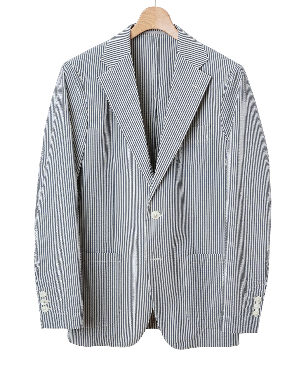 Lightweight Wool Seersucker Jacket