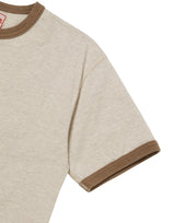 Recycled Cotton Foxfibre® Ringer T - Stone