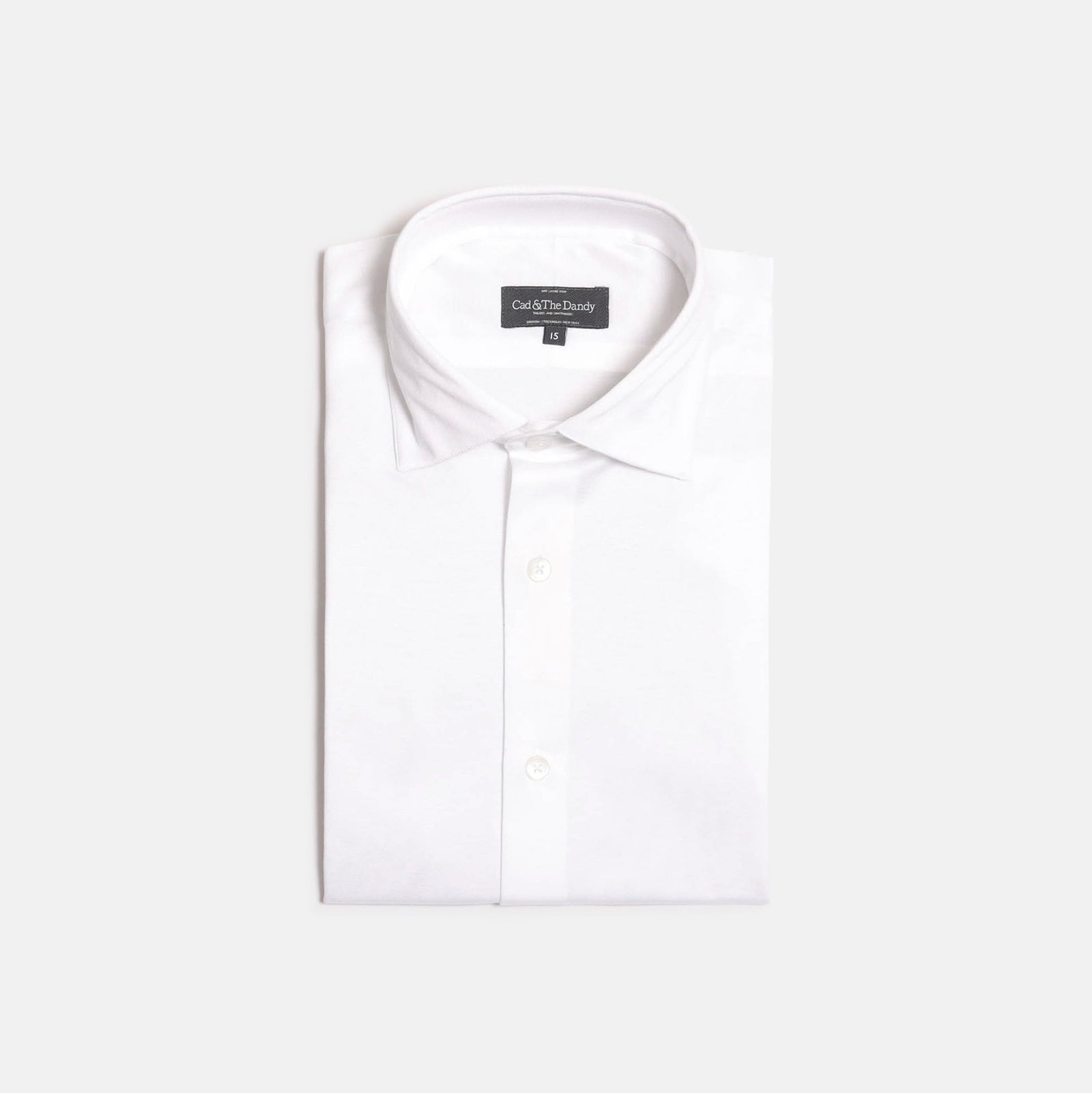 Casual Collar Single Cuff Shirt In Jersey