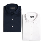 Casual Collar Single Cuff Shirt In Jersey