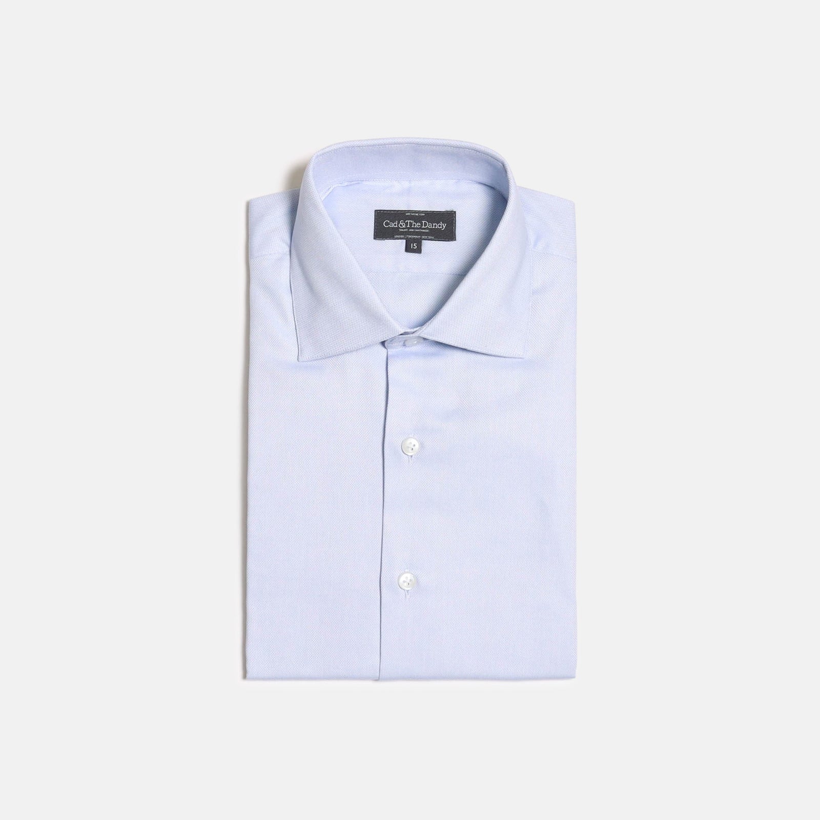 Cutaway Collar Single Cuff Shirt In Plain Weave