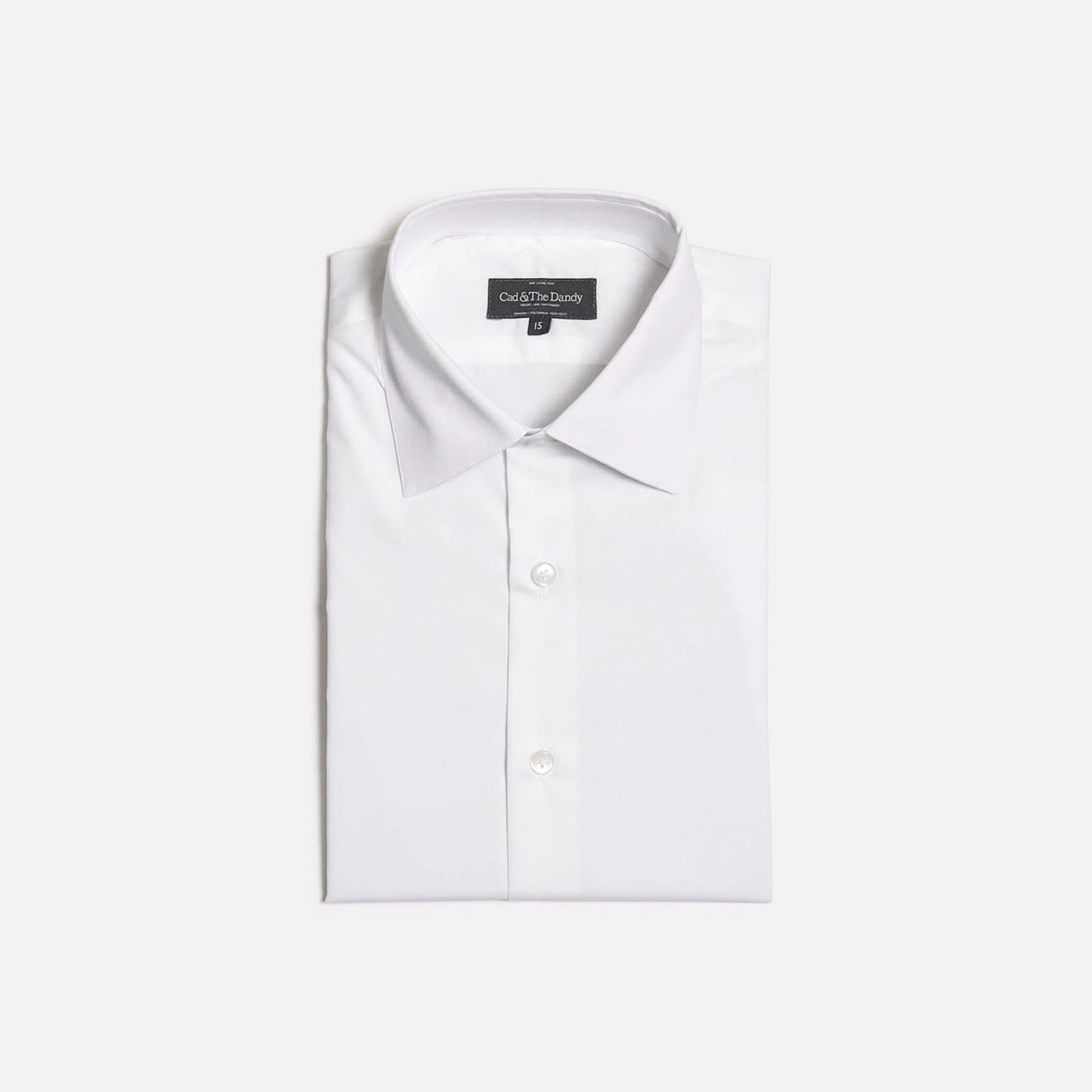 Classic Collar Single Cuff Shirt In Poplin