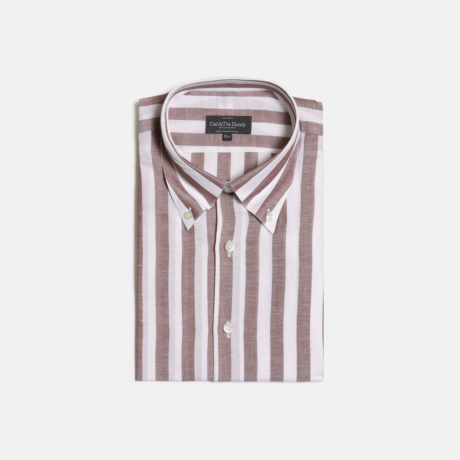 Button Down Shirt In Wide Stripe