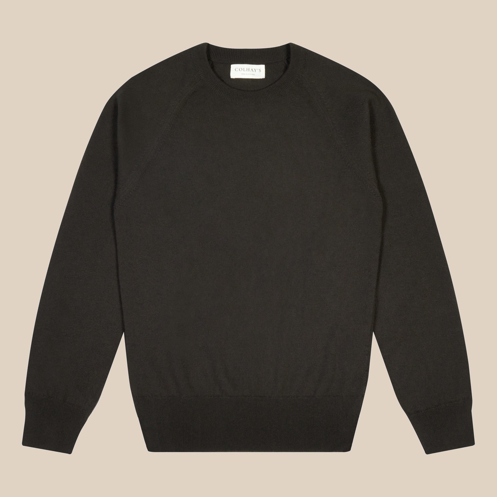 Cashmere Cotton Collegiate Raglan Sweatshirt In Dark