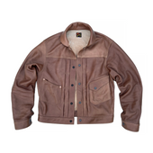Ranch Blouse "Bison" - Brown Veg-Tan Leather