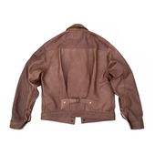 Ranch Blouse "Bison" - Brown Veg-Tan Leather