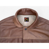 Ranch Blouse "Bison" - Brown Veg-Tan Leather