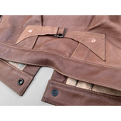 Ranch Blouse "Bison" - Brown Veg-Tan Leather