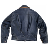 Ranch Blouse "Ringo" - Black Veg-Tan Leather
