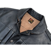 Ranch Blouse "Ringo" - Black Veg-Tan Leather