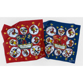 Ranch Kerchief - "JV" - Red