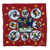 Ranch Kerchief - "JV" - Red