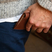 Saint Crispin Billfold Wallet With 6 C C
