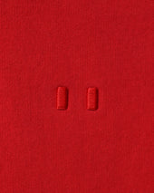 Flag Fleece Hoodie Red Unisex