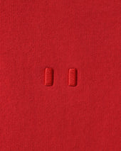 Flag Fleece Sweatshirt Red Unisex