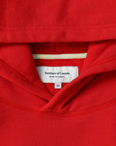 Flag Fleece Hoodie Red Unisex