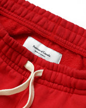 Flag Fleece Sweatpant Red Unisex