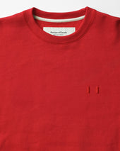 Flag Fleece Sweatshirt Red Unisex