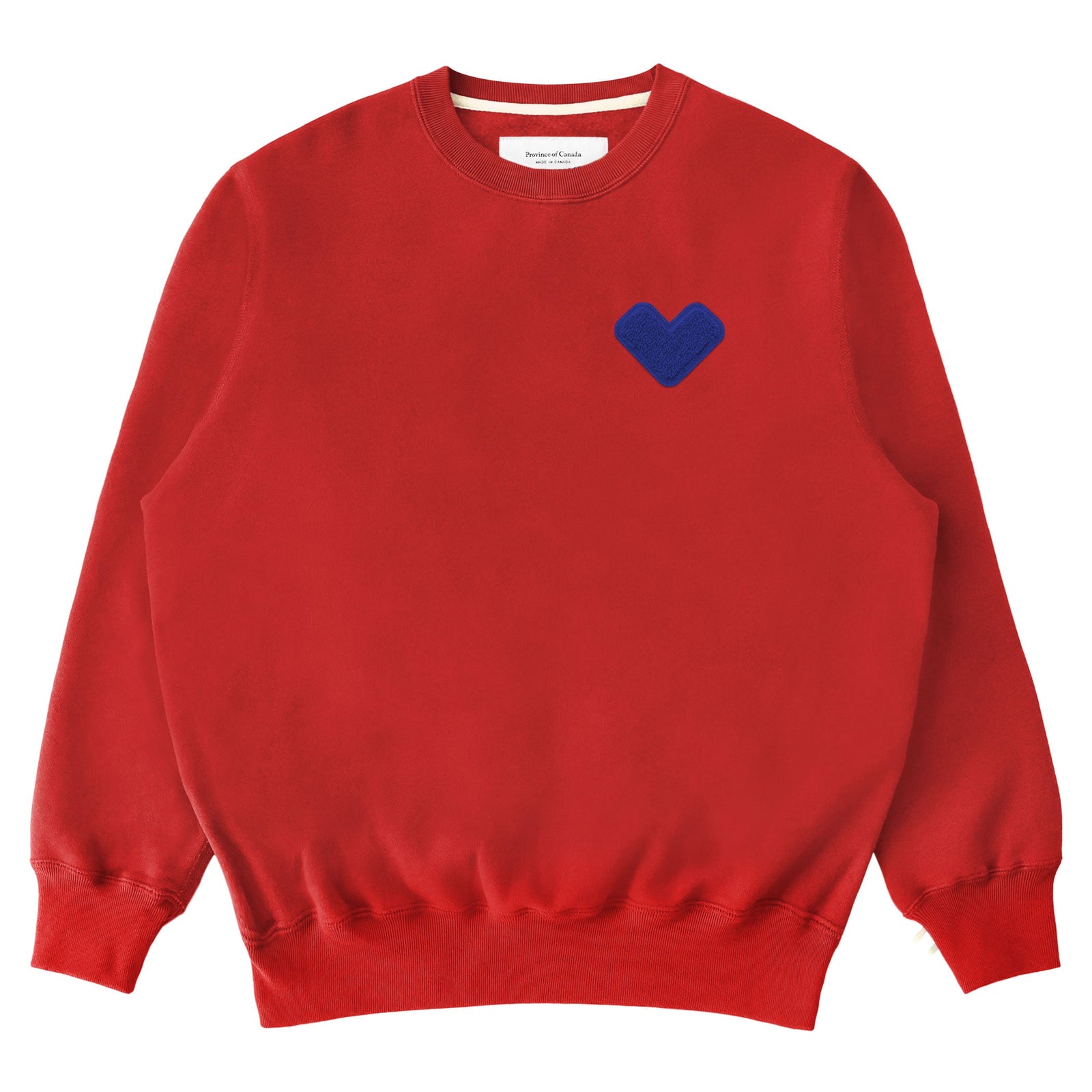 Heart Sweatshirt Red Unisex