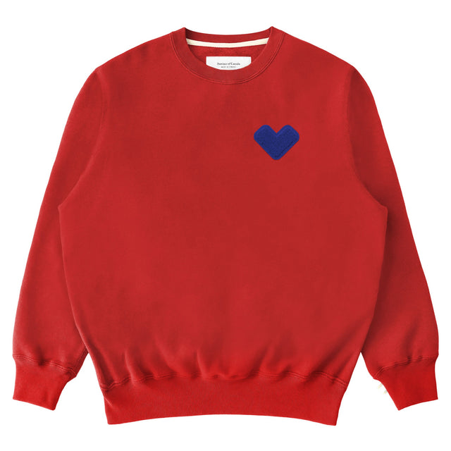 Heart Sweatshirt Red - Unisex
