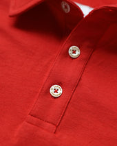 Sunday Polo Shirt Red - Unisex
