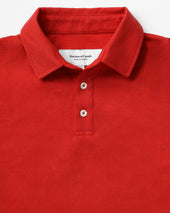 Sunday Polo Shirt Red - Unisex