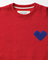Heart Sweatshirt Red Unisex