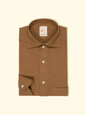 Brown Flanneled Cotton Shirt The Anthology