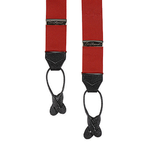 Red Barathea Braces