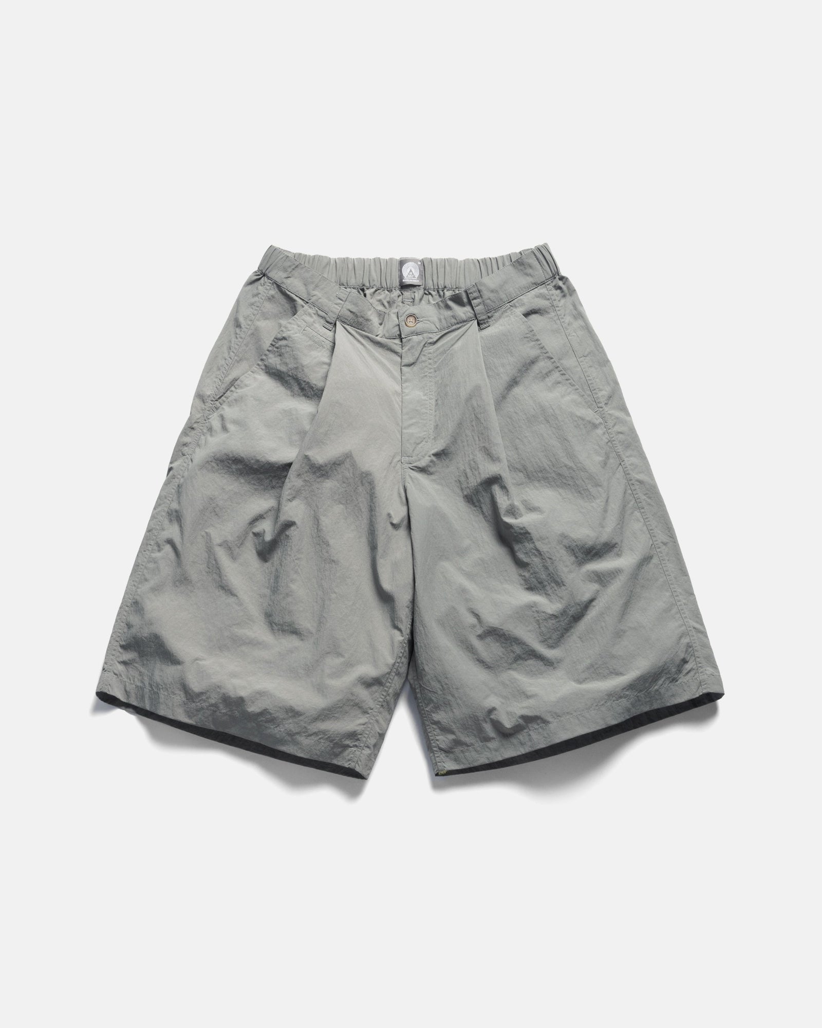 Emery Pleated Big Shorts Lunar Rock Featherweight Micro Ripstop Nylon