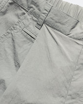 EMERY PLEATED BIG SHORTS - LUNAR ROCK FEATHERWEIGHT MICRO RIPSTOP NYLON