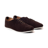 Regent Wholecut Shoe Brown Janus Calf Suede