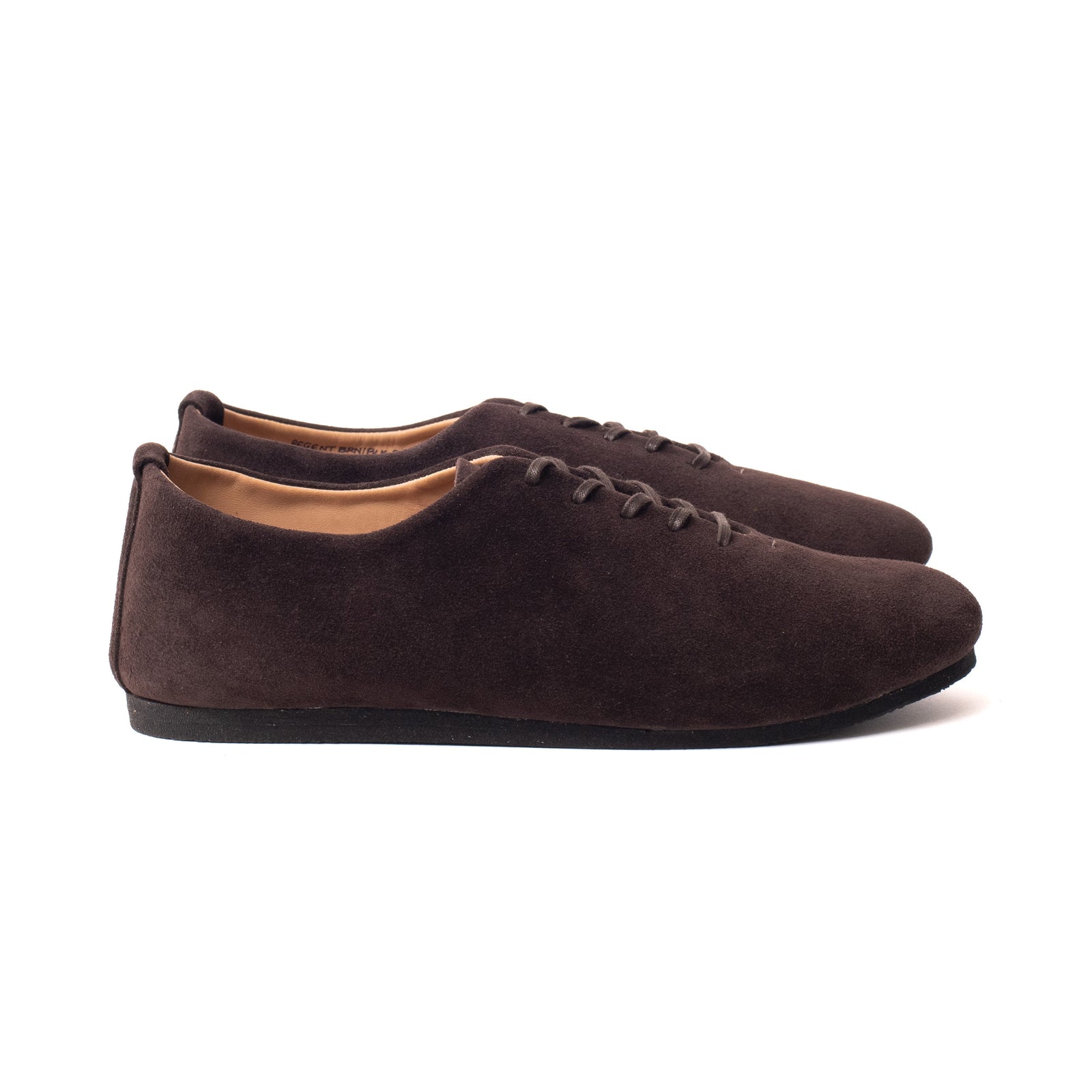 Regent Wholecut Shoe Brown Janus Calf Suede