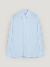 Pale Blue Regular Collar Single Cuff Shirt
