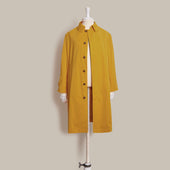 Regular Microfibre Raincoat In Yellow