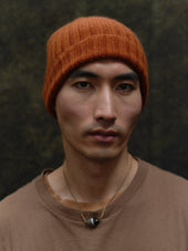 Handknit Ribbed Beanie