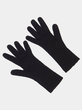 Handknit Ribbed Gloves