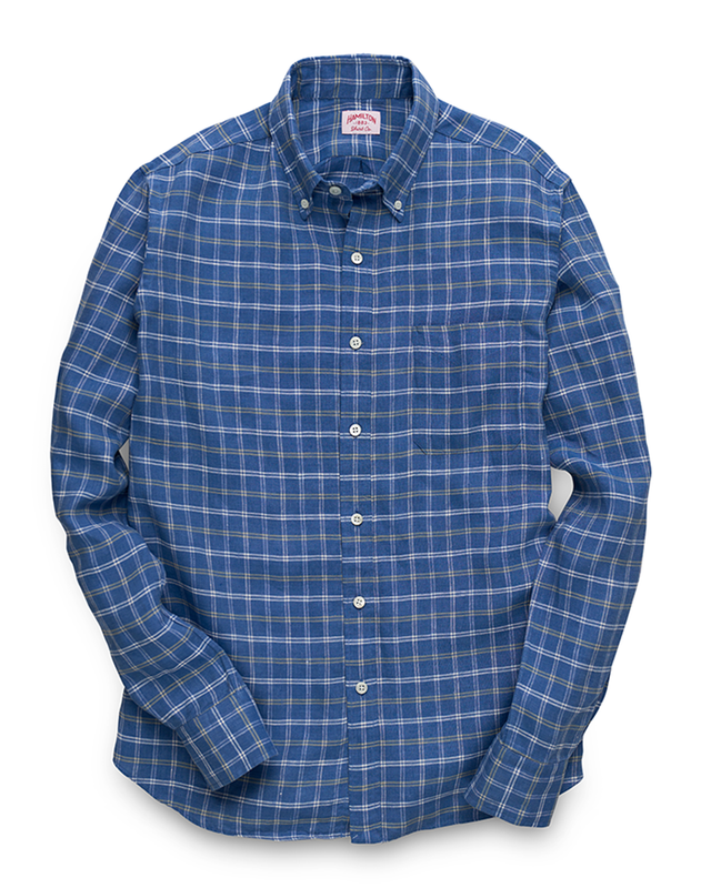 Richards Linen Check (Blue)