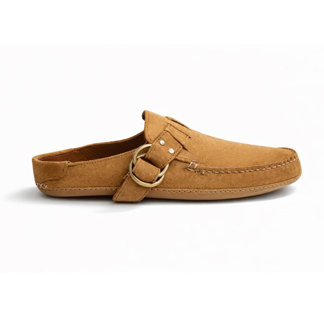 In Stock Men’s Ring Mule: Mushroom Suede