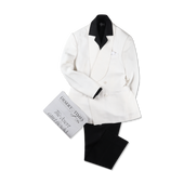 Riviera Collar Safari Shirt In Linen