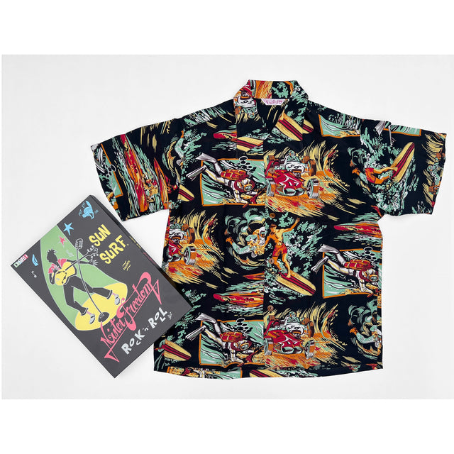Rock 'n' Roll Shirt "Action Packed" Type II - Black