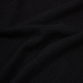 Cashmere polo shirt in black