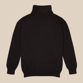 Cashmere Belmondo Rollneck In Dark Brown