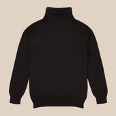 Cashmere Belmondo rollneck in dark brown