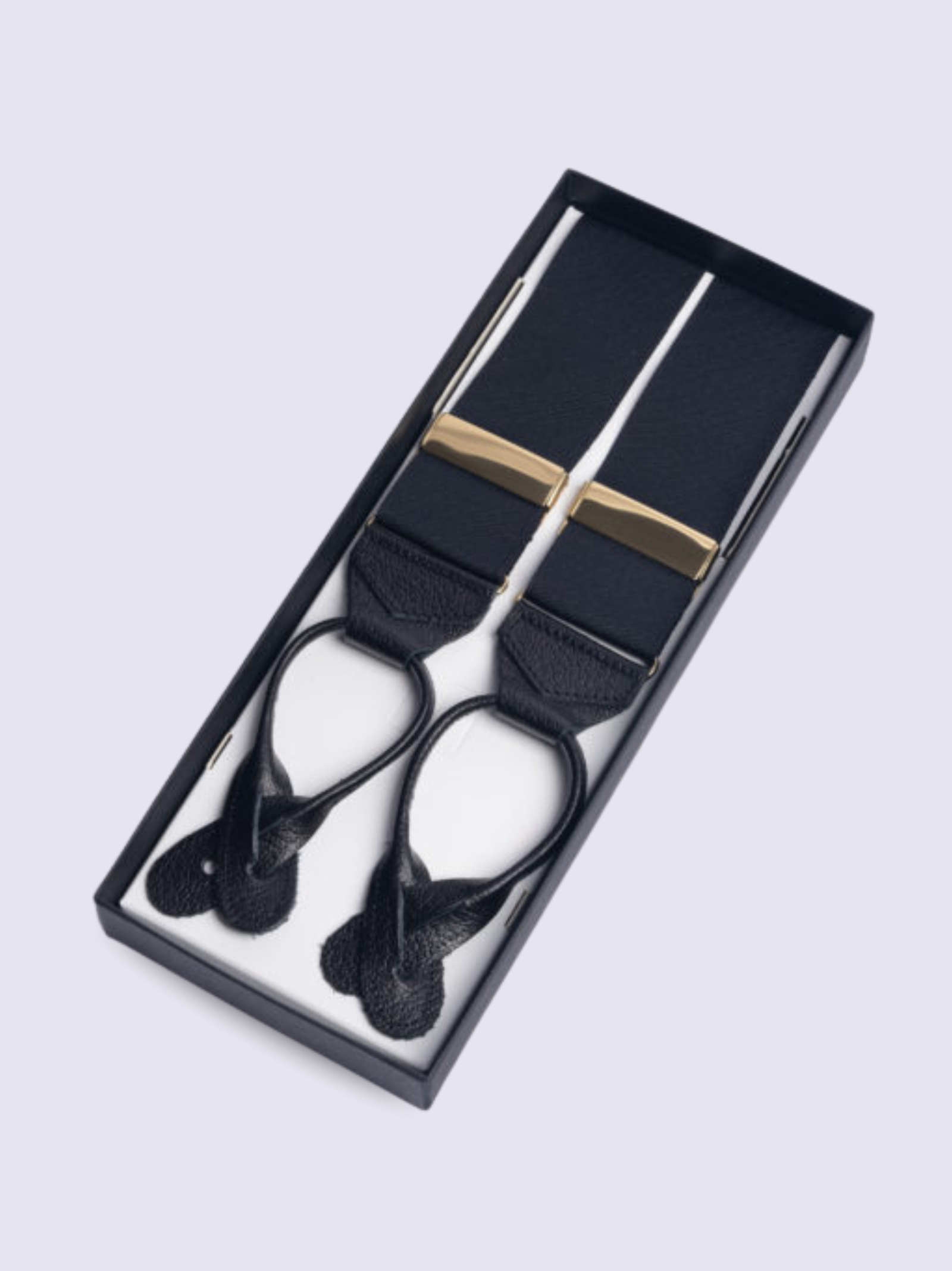 Black Barathea Braces