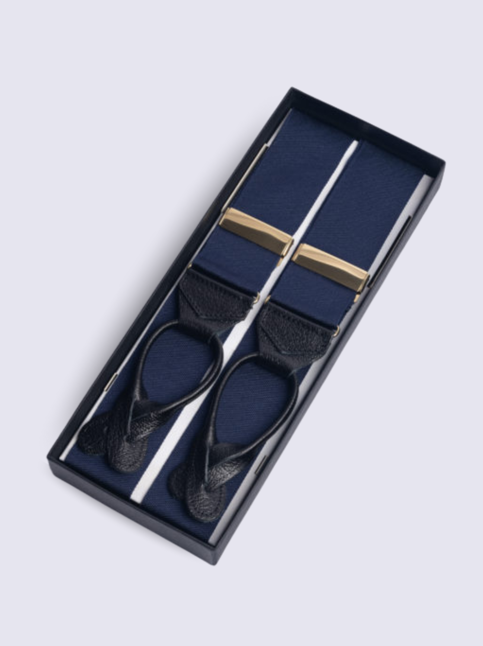 Navy Barathea Braces