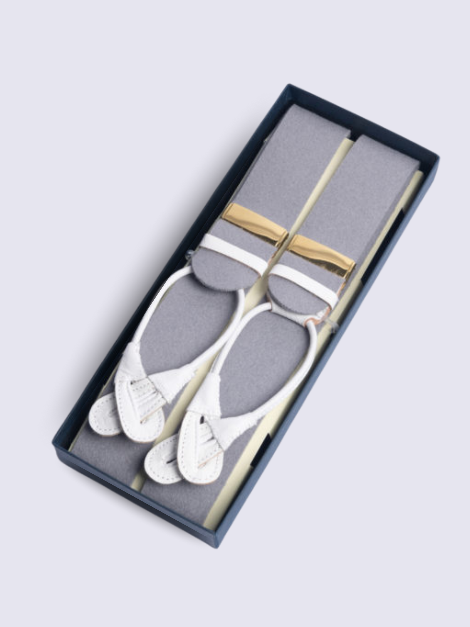 Grey Boxcloth Braces