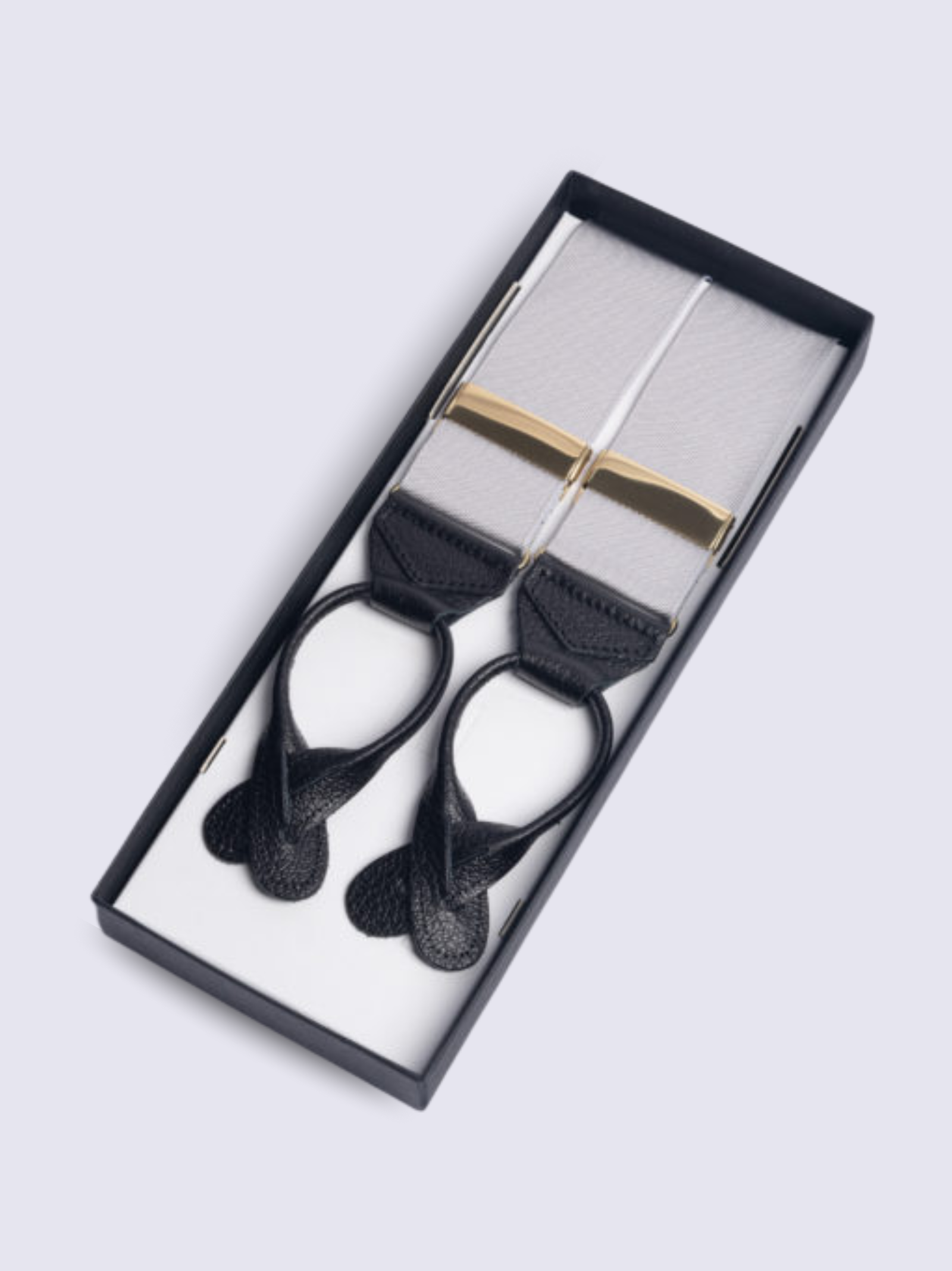 Silver Grey Barathea Braces