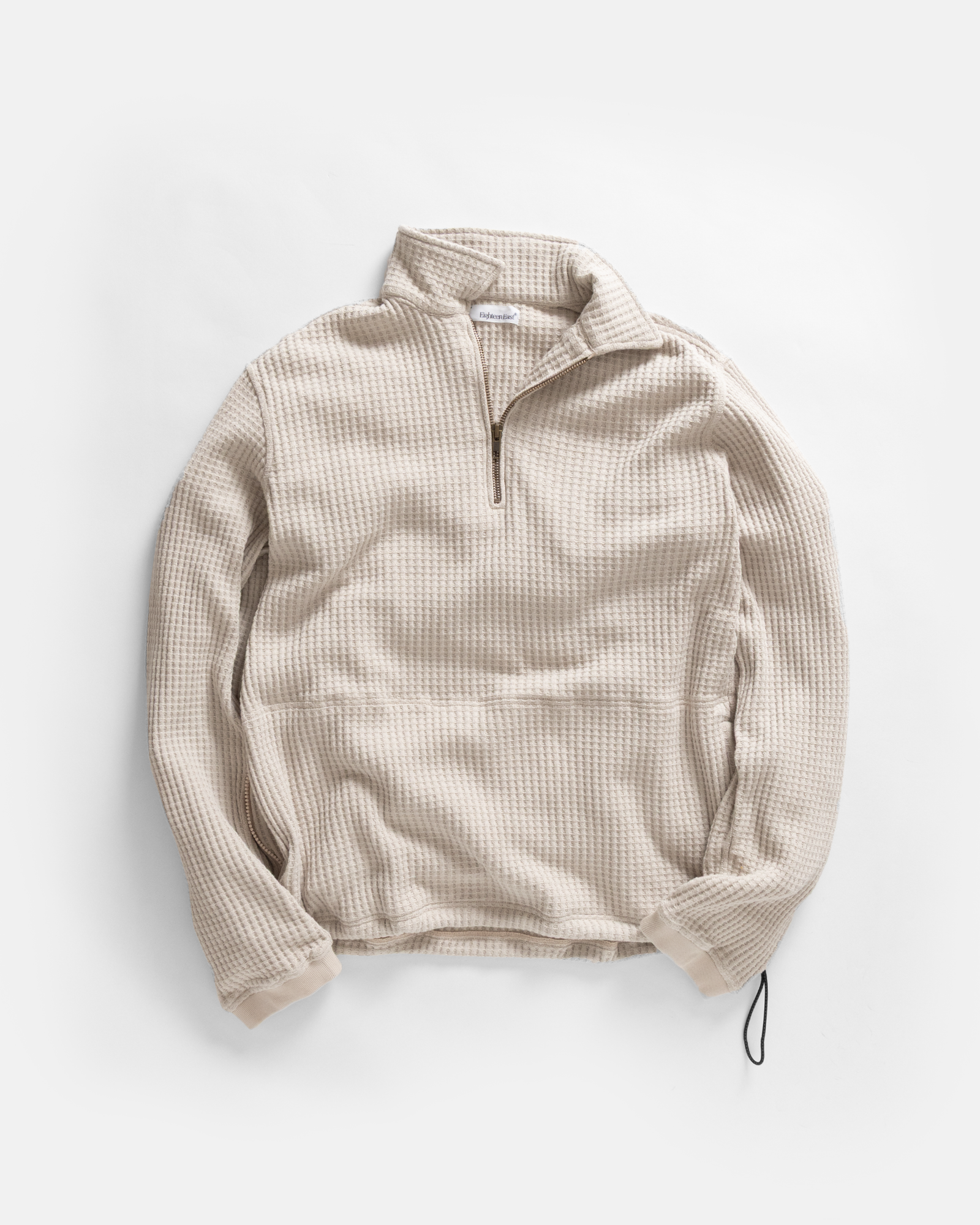 Rosco 1 4 Zip Sweater Moonstruck Blended Tech Cotton Exploded Thermal