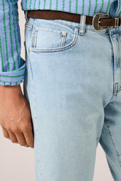 Rose Street Denim - Italian Selvedge Jeans - Bleached Indigo